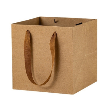 Пакет крафтовый с дном 20х20х20 см