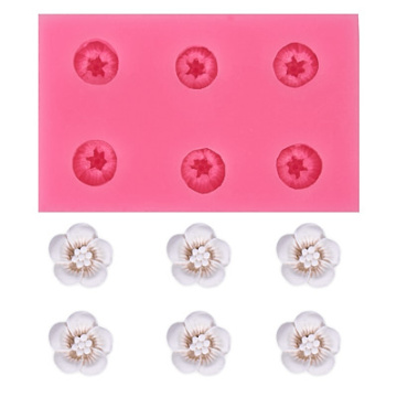 Силиконовый молд "Лютики 6 в 1"