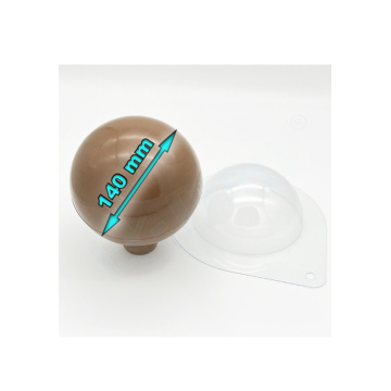 Форма полусфера пластиковая большая 14 см 