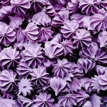 Сахарные фигурки, мини-безе (сиреневые), 50 г