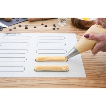 Силиконовый коврик армированный KONFINETTA «Эклер», 38×28 см, 0,4 мм