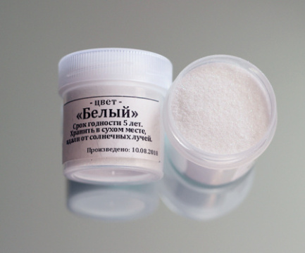 Блестки декоративные «Белый» 10 гр