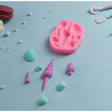 Силиконовый молд Доляна «Большие ракушки», 9,4×7,5×1,5 см, цвет МИКС  