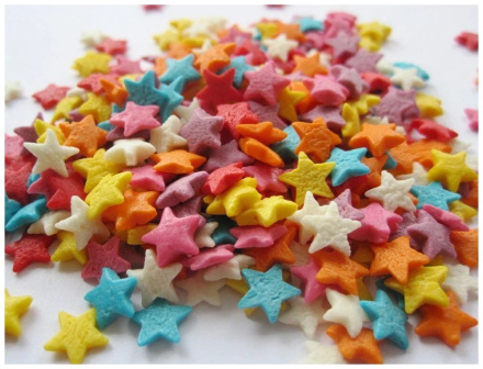 Посыпка кондитерская Звездочки Микс, 50гр