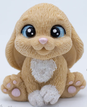 Фигурка из шоколадной глазури Зайка-мальчик