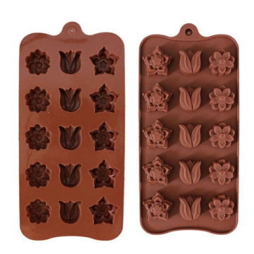 Форма силиконовая «Весенний букет», 15 ячеек