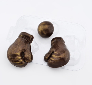 Боксерские перчатки, форма пластиковая