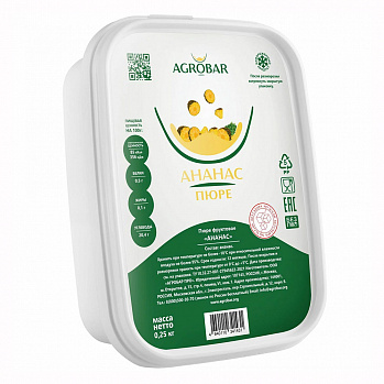 Пюре Ананас Агробар, 250гр
