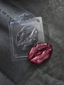 Пухлые губки, форма для шоколада пластиковая