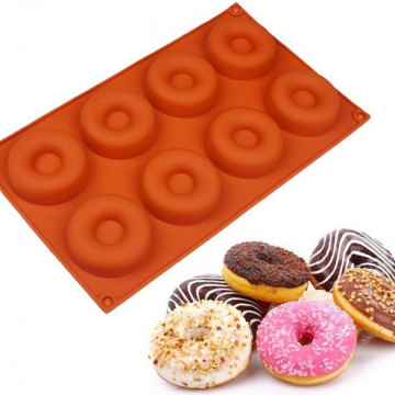 Силиконовая форма для выпечки «Пончики 8 в 1»
