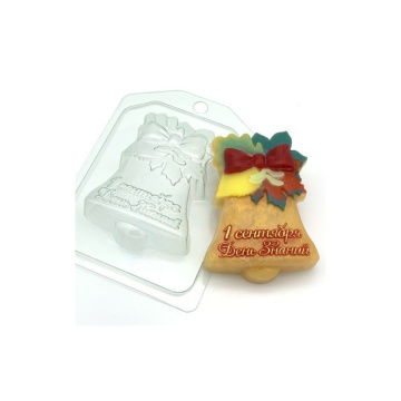 Колокольчик - 1 Сентября, форма для шоколада пластиковая