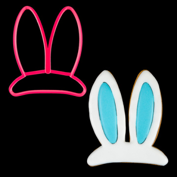 Вырубка для пряника "Уши зайца №1" пластик, 11 см