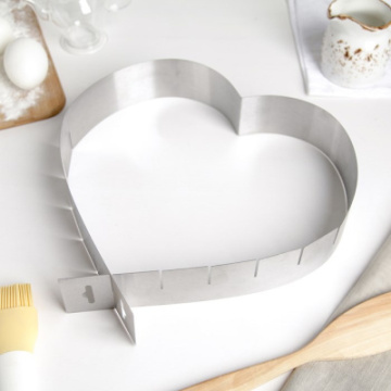 Форма разъёмная для выпечки Сердце 14.5-26.5 см