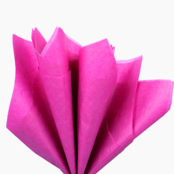 Бумага тишью 50*66 см 10 шт фуксия