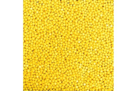 Посыпки Шарики желтые перламутр. 2мм, 50г