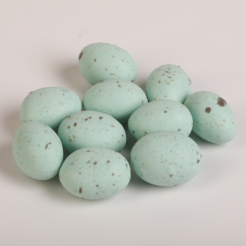 Драже Яйца Бирюзовые матовые в крапинку, 100г