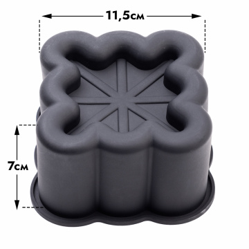 Силиконовая форма для муссовых бенто тортов "Квадрат бенто"