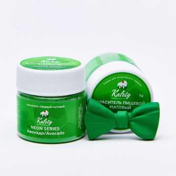 Краситель пищевой Kafety матовый НЕОН Авокадо, 5г.